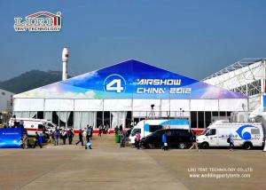 China 40m Clear Span Aluminum Trade Show Outdoor Exhibition Tents Portable Fire Retardant for sale factory