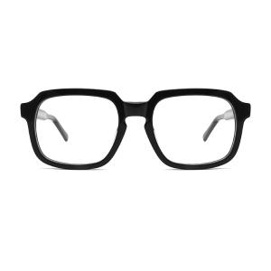 China Men'S Acetate Frame Glasses Retro Square Patterned Temples 52mm factory