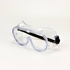 China Poly Resin Medical Safety Goggles PVC Lens Effective Waterproof Adjustable factory
