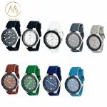 Waterproof Classic Mens Wrist Watches Quartz Movement With Many Colors Band