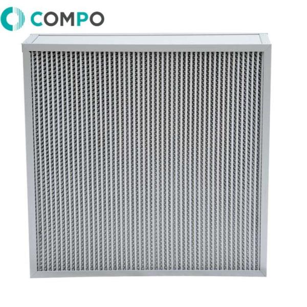 China High Dust Capture Capacity Deep Pleat HEPA Filter H10 H11 H12 H13 H14 factory