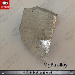 China ISO Certified Magnesium Master Alloy Barium Alloy Mg 10 Mg 20 Master Alloy Ingot factory