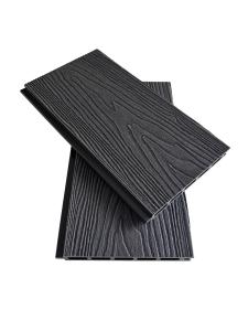 China 3D Embossed WPC Fence Outdoor Exterior Decking For Garden Balcony factory