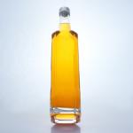 500ml 750ml Square Whiskey Vodka Bottles for Screw Top Tequila Glass Liquor