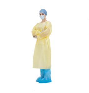 China spunbonded polypropylene Disposable Isolation Gown XL 130*150cm factory