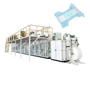 China Industrial Baby Diaper Production Equipment High Speed Design factory