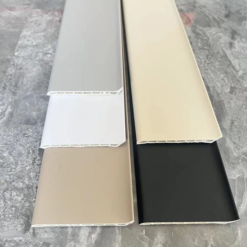 PVC Plastic Skirting Board External Corners UV Resistant