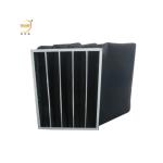 Spray Booth Ventilation Activated Carbon Pocket Air Filter For Clean Room Fan