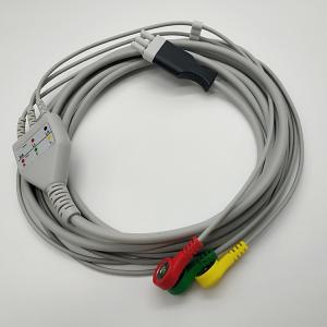 China Colin 3 Lead ECG Cables And Leadwires For ECG Machine High Performance factory