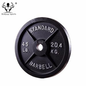 China Black or Gray Harmmerton Competition 2 Inch Cast Iron Weight Plates factory