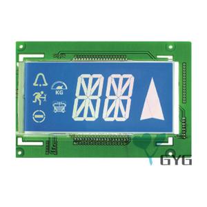 China 16SEGMENT ELEVATOR LCD DISPLAY GVH430A DC12V DC24V factory