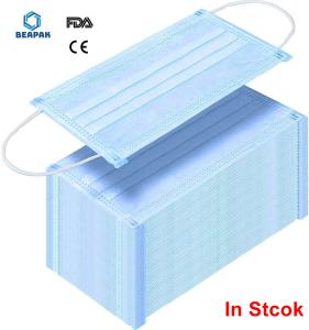 China Surgical 3 Ply Face Mask Disposable Personal Safety Good Filterability factory