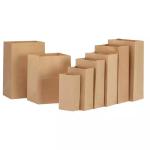 Custom Size Package Paper Bag Kraft Paper Shopping Bag without Handle