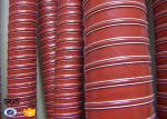 180 Degrees Flexible Ducting Colored Fiberglass Cloth With PVC Coated