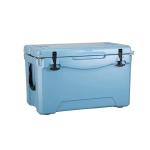 Plastic 50 QT Rotomolded Cooler Box LLDPE Wall PU Formed Insulation