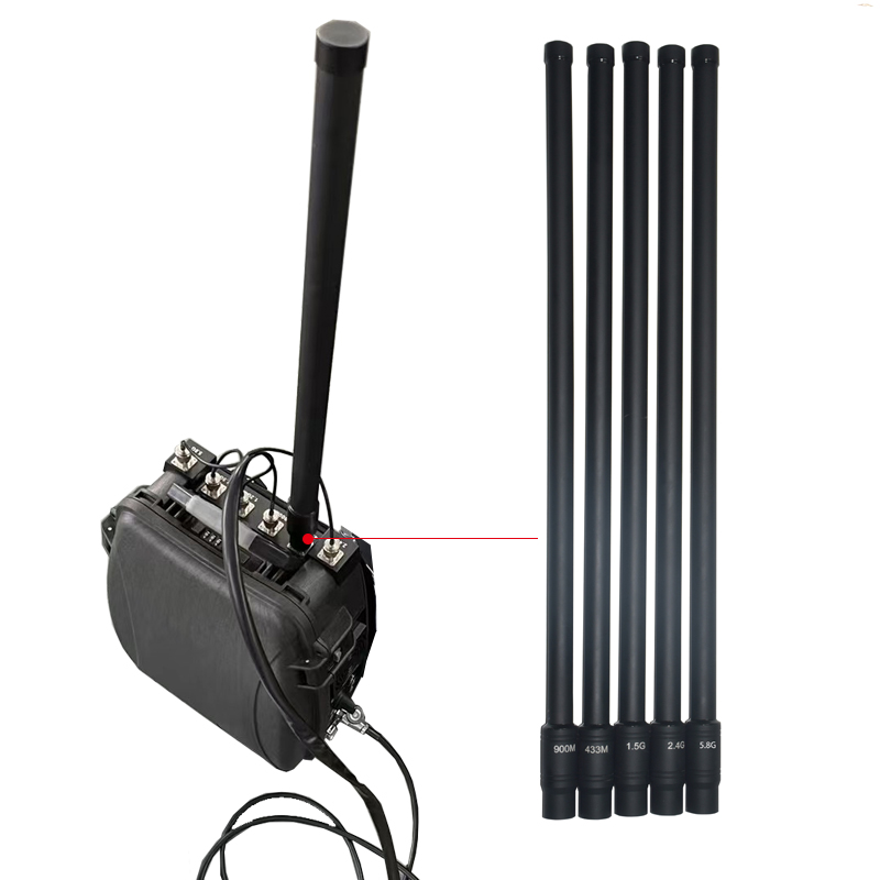 2.4G/5.8G Frequency Range Lifter Extension Anti-Drone System with Fiberglass Antenna