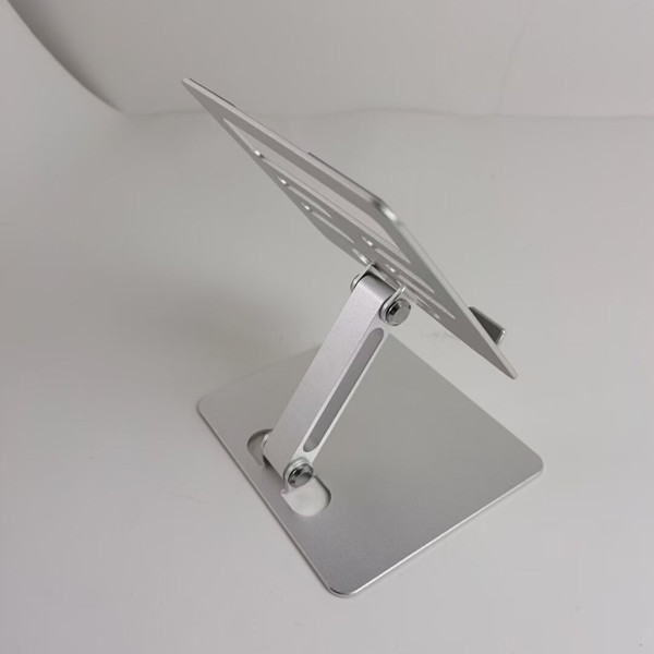 Foldable Countertop Aluminum Tablet Stand Matt Anodized