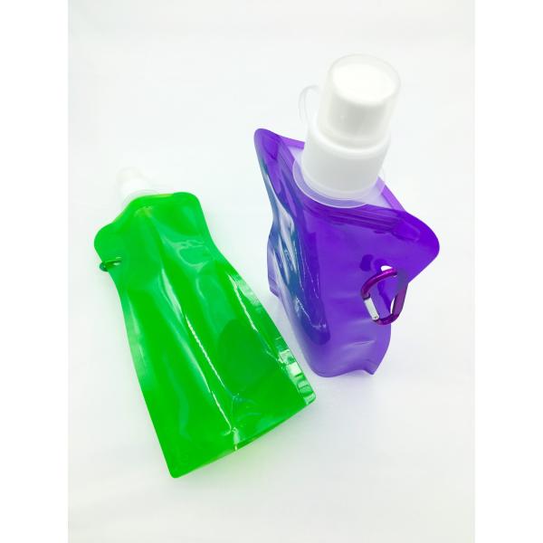 Stand Up Spout Foldable Water Bag Pouch For Juice Eco - Friendly Plastic Material