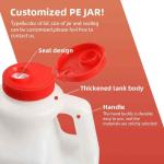 Pe Seasoning Bottle White 1000ml 1100ml 1600ml 1900ml 2000ml Soy Sauce Bottle