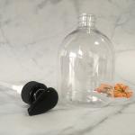25.7g Screw Cap Dispensing Pink Round Recyclable PET Pump Bottle 47mm Diameter