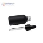 Matte Black Essential Oil Bottle Dropper 100ml Smooth