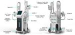 4 handpieces fat reduction cryotherapy fat freezing cryolipolysis slimming