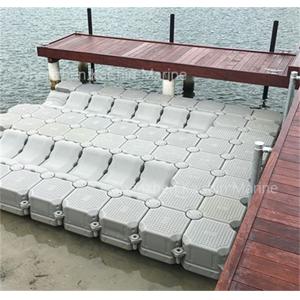 Customized HDPE Plastic Floating Boat Docks Modular Floating Structure Easy