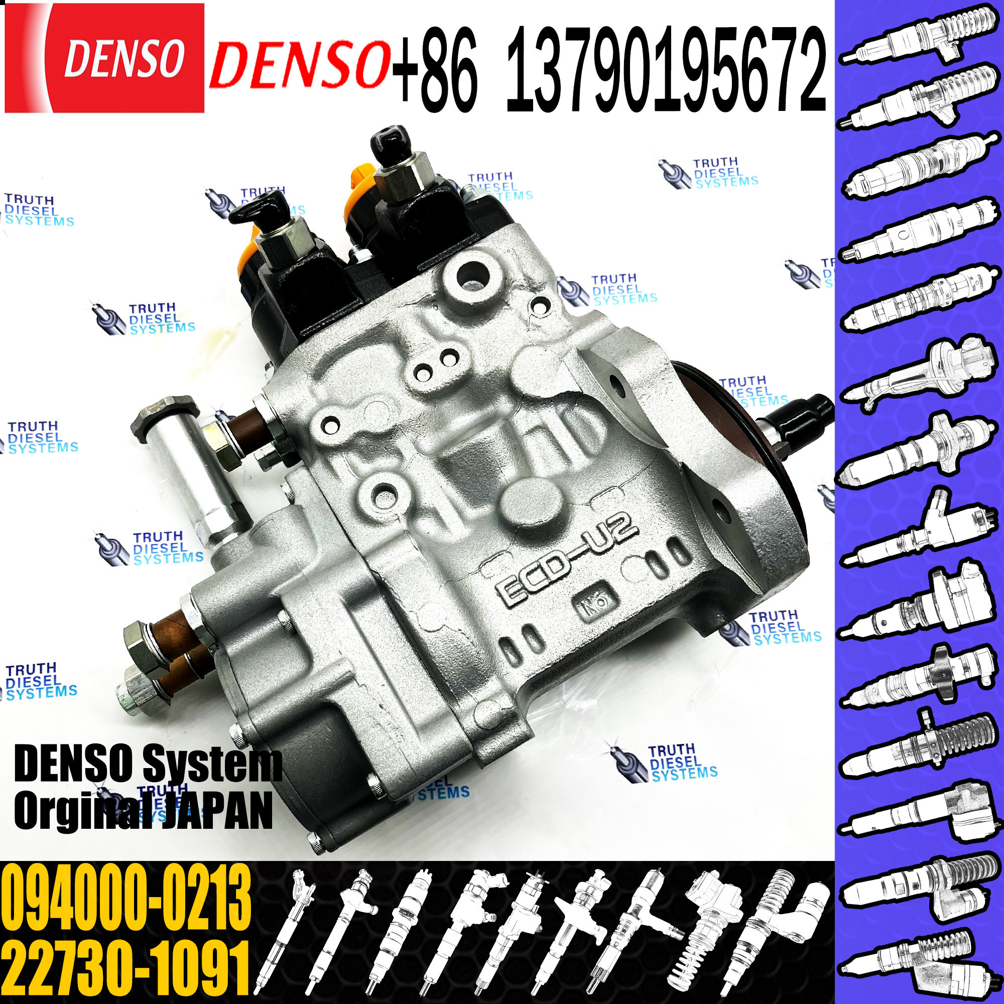 HP0 pump assy plunger Seat 094150-0240 0941500240 for 094000-0055 094000-0061 094000-0213
