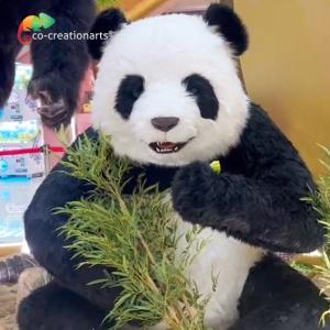 China Realistic Robotic Animals Animatronic Panda For Amusement Park factory