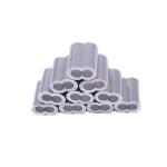 Oval / 8 Type Rope Hardware Accessories Aluminum Crimp Sleeves Rigging Connector