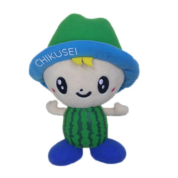 China 30cm Green Watermelon Boy Custom Plush Dolls Pillow Sofa Cushion Customize factory