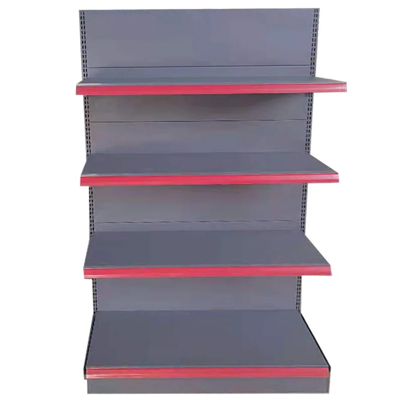 Factory Customized color size black retail shelving