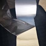 Aluminum Foil Butyl Roll 1.2mm Thick Strong Barrier For Old Color Steel Roof