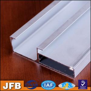 China 6063 T5 aluminum extruded profiles kitchen cabinet door aluminum profile Aluminium Frame for Kitchen Cabinet factory