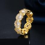 Fashion Inlaid Crystal CZ Ring For Women Hip Hop Animal CZ Stone Finger Rings