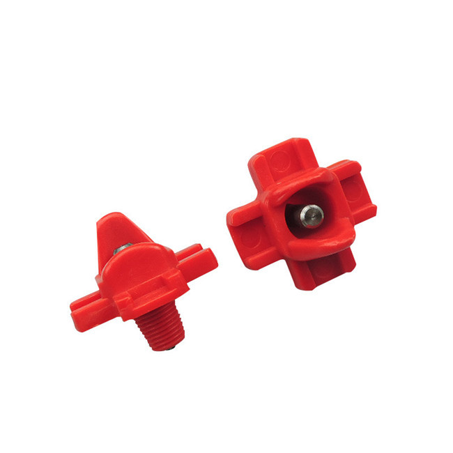 Horizontal Side Mount 8mm Pipe Poultry Water Drinkers Chicken CNC