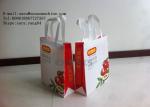 Eco 3D Nonwoven Bag / Non Woven Box Bag Making Machine For Gift Bag / Drink Bag