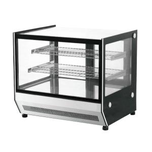China Straight Front Glass Pastry Display Cooler For Retail Stores R290 factory