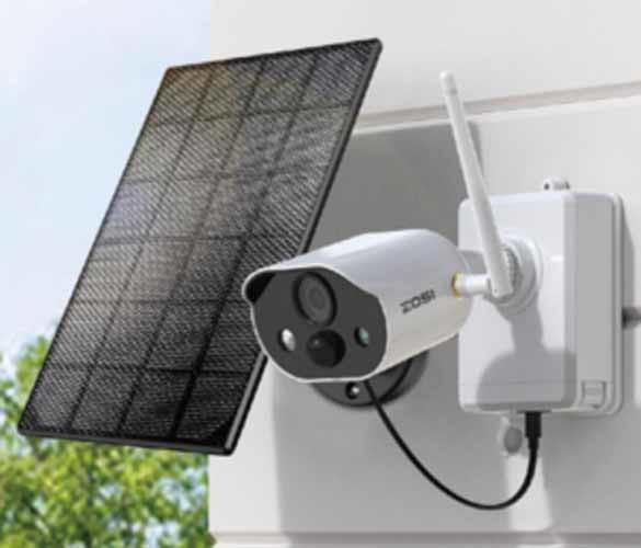 2 Lens 8MP 4K Wireless North America 4G LTE Solar Power Surveillance Security
