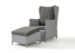PE Rattan Outdoor Leisure Chairs Set For Gardern Relaxing Time