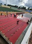 Integrated Structure Sandwich System Running Track UV Resistance Runway Track