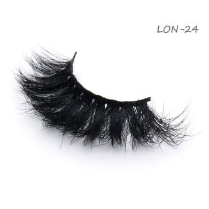 Full Strip Cruelty Free Eyelashes , Fluffy 18mm Mink Lashes