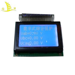128 64 Positive Transflective Polarizer STN HTN DOT Matrix Lcd Module