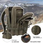 Mountaineering Hiking Tactical Bag Gym Sport Interior Zipper Pocket 600D