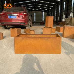 China Outdoor Garden Planters Pots Rectangular Flower Pots Manufacturer factory
