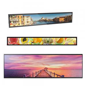 China 700 Ntis Stretched Bar Lcd Display 1920*540 Max Resolution 50,000 Hours Panel Life factory