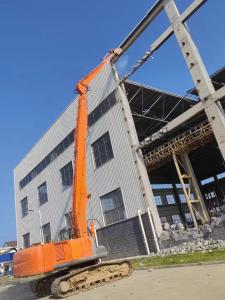China 20m 21m 24m High Reach Demolition Boom For Excavator excavator high reach demolition Sanny Hitachi Komatsu Cat factory