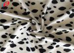 Animal Printed Warp Knitting Polyester Velvet Fabric Brushed Velboa Fabric