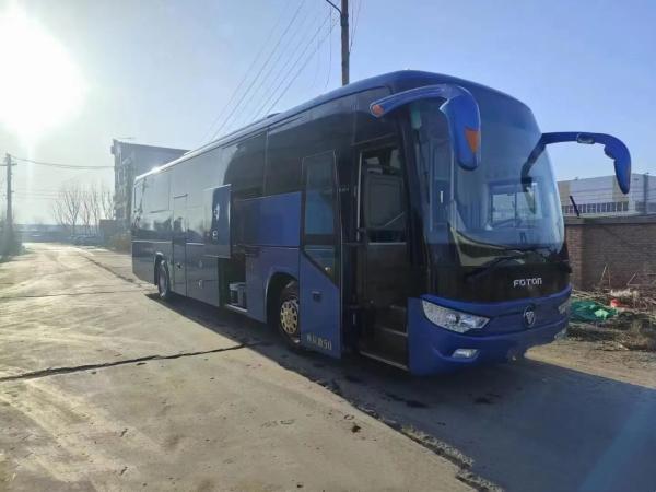 Second Hand Tourist Bus Weichai Engine 12 Meters Double Doors 50 Seats AC Used