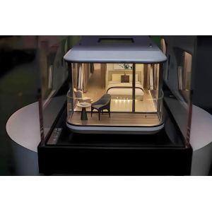 Versatile Modular Capsule House Steel Structure Prefab Capsule House Durable